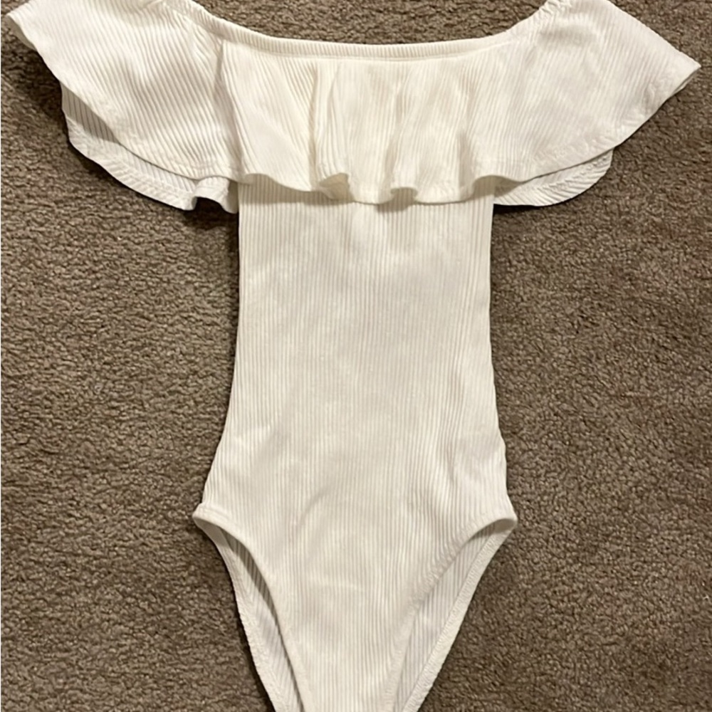 Ardene Cream Off-Shoulder Kids One Piece